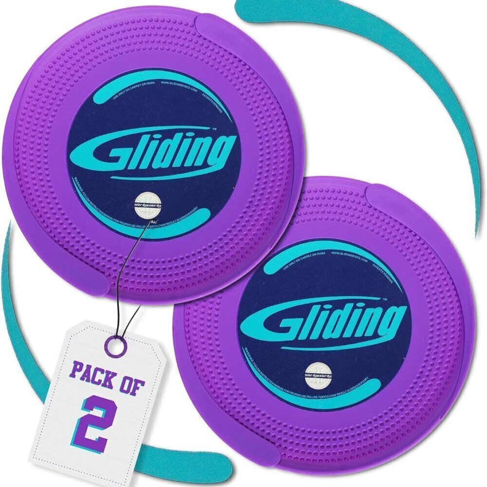 Discs for Working Out - Exercise Sliders for Carpet & Hardwood Floors 1 Pair